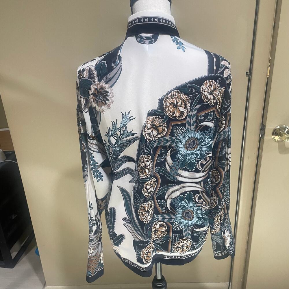 Salvatore Ferragamo silk floral shirt - Picture 5 of 6